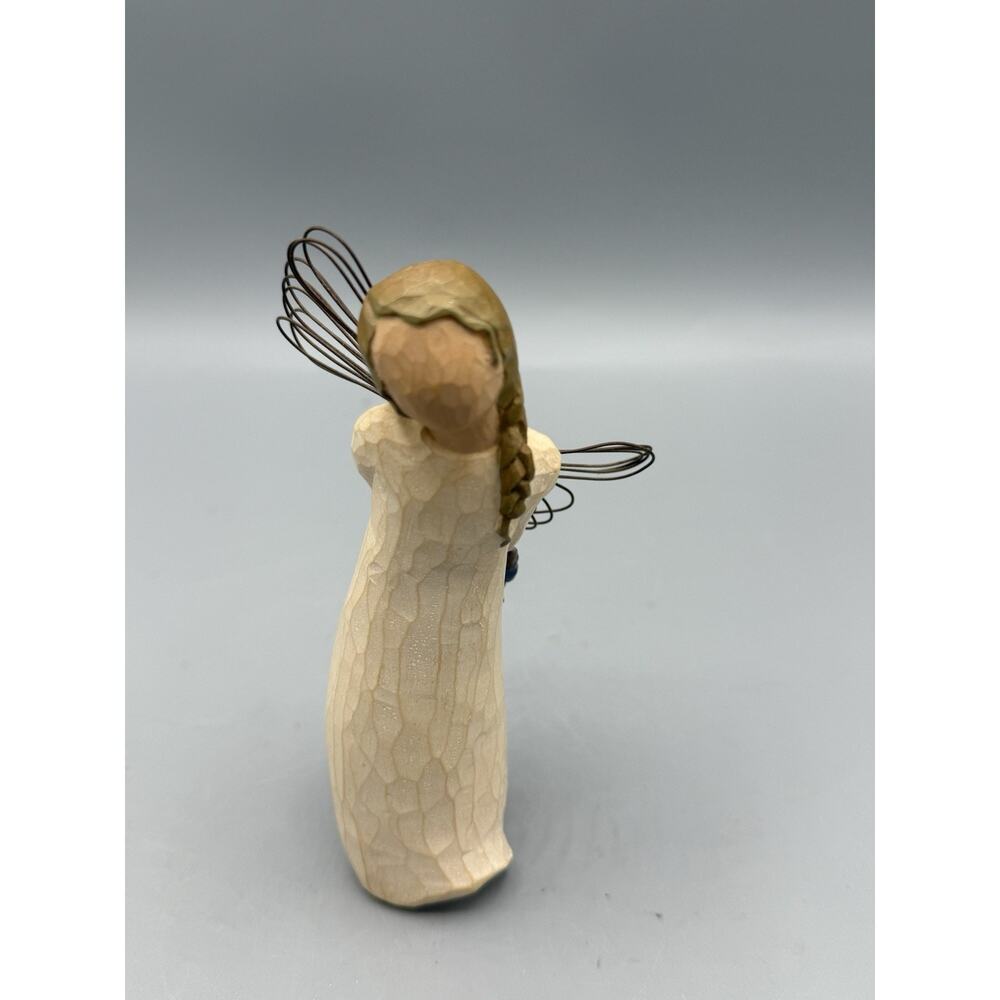 Willow Tree Thank You Figurine Susan Lordi 2002 Angel With Flowers DEMDACO
